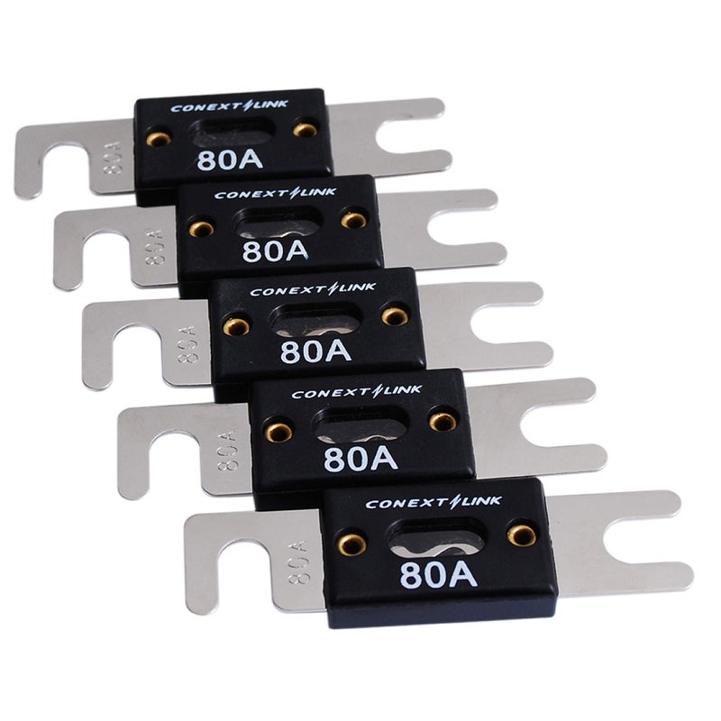 Conext Link ANL80-5 80 A Amp ANL Blade Fuse Nickel Plated 5 Pack - Image 1